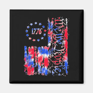 Onafhankelijkheidsdag Amerikaanse Vlag Patriottisc Magneet