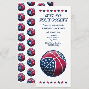 Onafhankelijkheidsdag basketbal kaart