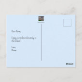 Onafhankelijkheidsdag Briefkaart (Achterkant)