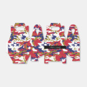 Onafhankelijkheidsdag Camouflage Jouw naam Persona Bedankdoosjes (Uitgevouwen)