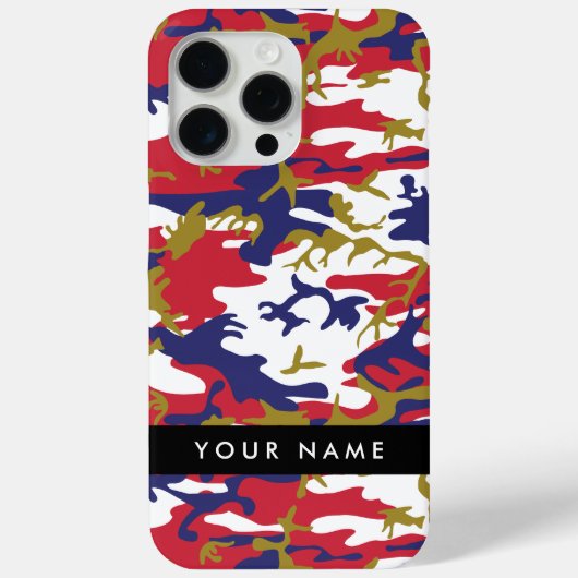 Onafhankelijkheidsdag Camouflage Jouw naam Persona Case-Mate iPhone Case (Achterkant)