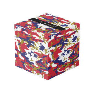 Onafhankelijkheidsdag Camouflage Jouw naam Persona Kubus