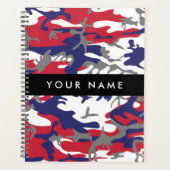 Onafhankelijkheidsdag Camouflage Jouw naam Persona Planner (Voorkant)
