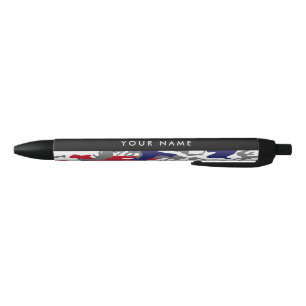 Onafhankelijkheidsdag Camouflage Jouw naam Persona Zwarte Inkt Pen
