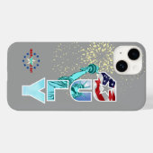 Onafhankelijkheidsdag Case-Mate iPhone Case (Achterkant (horizontaal))