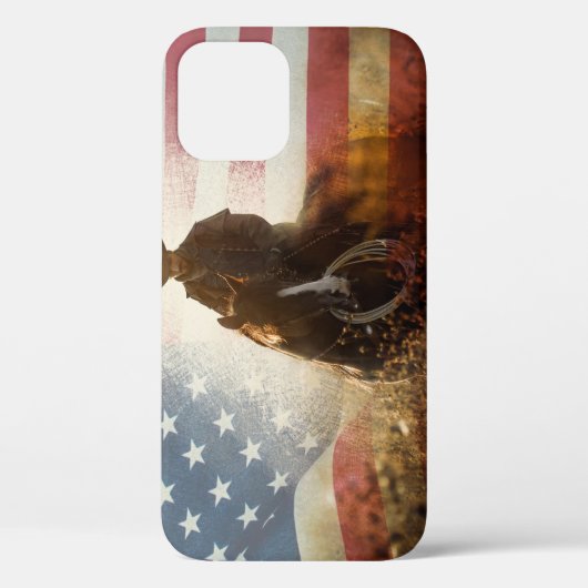 Onafhankelijkheidsdag cowboy afbeelding. Case-Mate iPhone case (Achterkant)