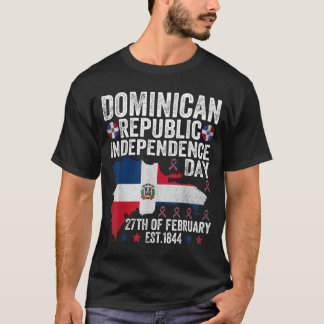 Onafhankelijkheidsdag Dominicaanse Republiek Domin T-shirt