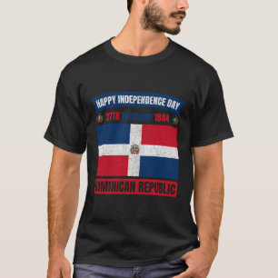 Onafhankelijkheidsdag Dominicaanse Republiek Feest T-shirt