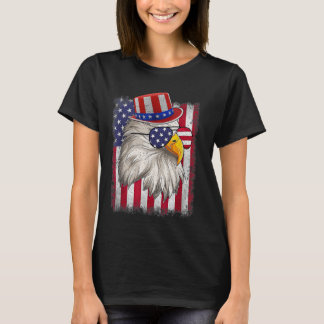 Onafhankelijkheidsdag Gelukkig 4 juli ontwerp vint T-shirt