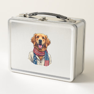Onafhankelijkheidsdag Goud Retriever Vintage T-shi