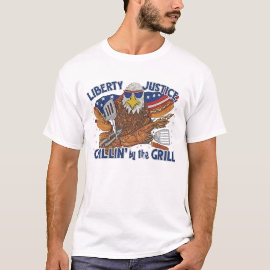Onafhankelijkheidsdag Grappige Patriottische shirt (Voorkant)