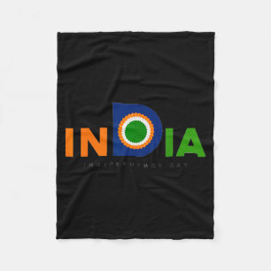 Onafhankelijkheidsdag India 15 augustus 1947 India Fleece Deken