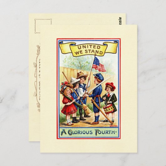 Onafhankelijkheidsdag Kinderen Briefkaart (Voorkant / Achterkant)