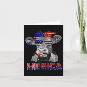 Onafhankelijkheidsdag Koe Amerika 4 juli Koeien Lo Kaart