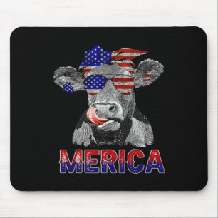 Onafhankelijkheidsdag Koe Amerika 4 juli Koeien Lo Muismat
