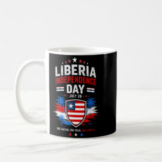 Onafhankelijkheidsdag Liberia 26 juli Liberia Vlag Koffiemok