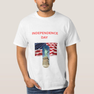 Onafhankelijkheidsdag ontwerp t-shirt 