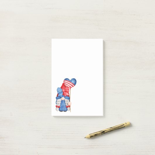 Onafhankelijkheidsdag Post-it® Notes (Op bureau)