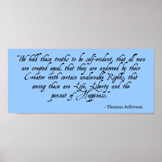 Onafhankelijkheidsdag Poster (blauw) (Voorkant)