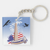 Onafhankelijkheidsdag Sleutelhanger (Achterkant)