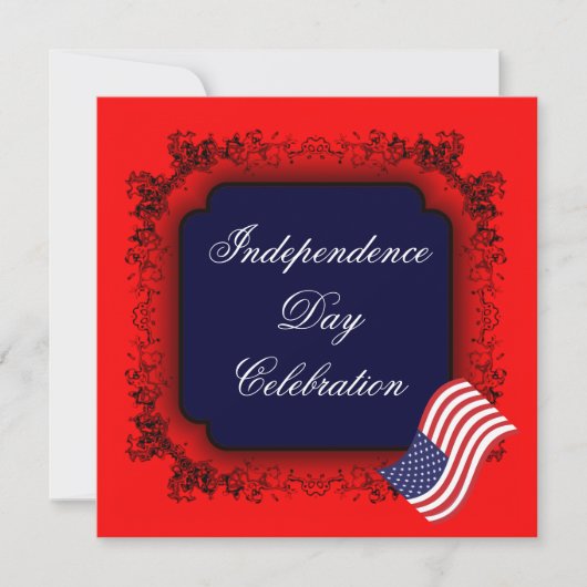 Onafhankelijkheidsdag Uitnodiging (Voorkant)