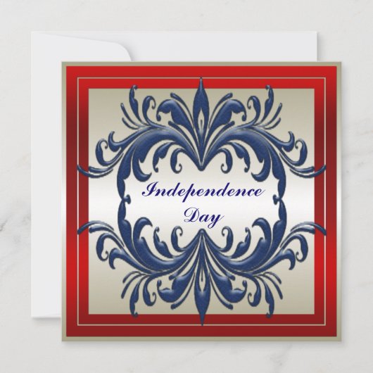 Onafhankelijkheidsdag Uitnodiging (Voorkant)