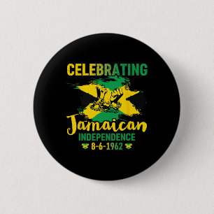Onafhankelijkheidsdag Viering Trotse Jamaicaan 196 Ronde Button 5,7 Cm