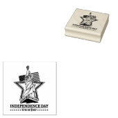 Onafhankelijkheidsdag Vrijheidsbeeld Rubberstempel (Gestempeld)