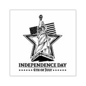 Onafhankelijkheidsdag Vrijheidsbeeld Rubberstempel (Afrduk)