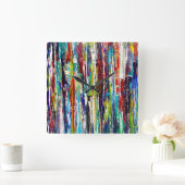 Onafhankelijkheidsdag wandklok vierkante klok (Huis)