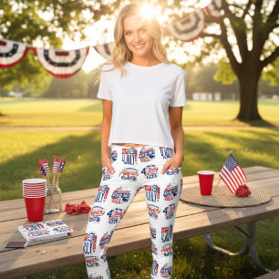 Onafhankelijkheidsgeest Leggings van 4 juli