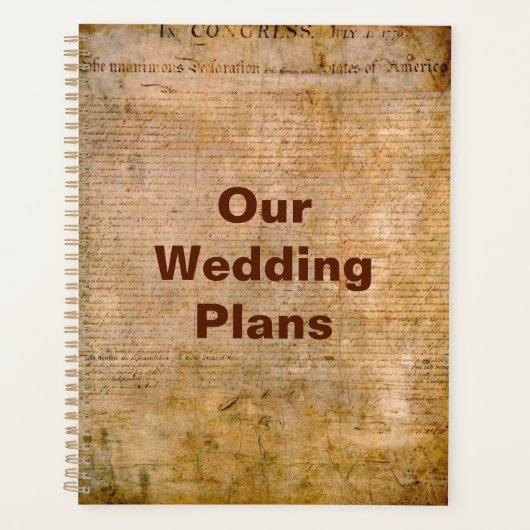 Onafhankelijkheidsverklaring 📜 1776  Verenigde St Planner (Voorkant)