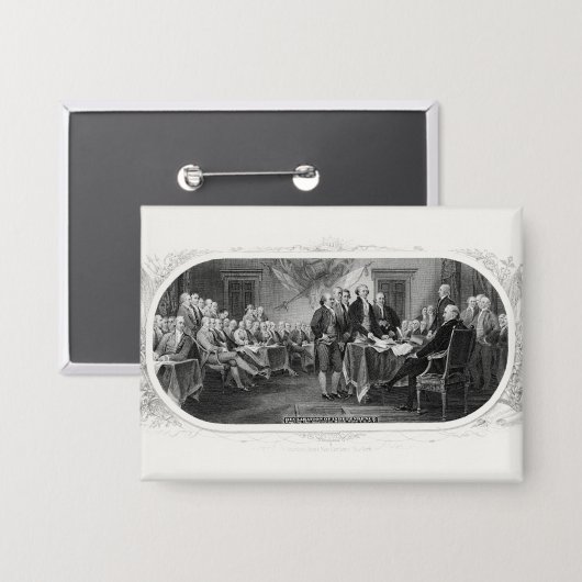 Onafhankelijkheidsverklaring: $ 2 Bill, Etsen Button (Voorkant / Achterkant)