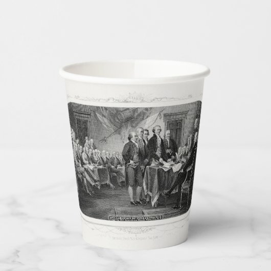 Onafhankelijkheidsverklaring: $ 2 Bill, Etsen Papieren Bekers (Links)