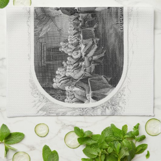 Onafhankelijkheidsverklaring: $ 2 Bill, Etsen Theedoek (Gevouwen)