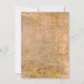 Onafhankelijkheidsverklaring 📜 Amerikaans perkame Kaart (Achterkant)