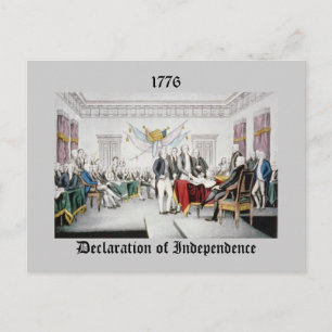 Onafhankelijkheidsverklaring Briefkaart