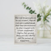 Onafhankelijkheidsverklaring Briefkaart (Staand voorkant)