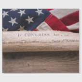 Onafhankelijkheidsverklaring Cadeaupapier (Vlak)