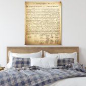  onafhankelijkheidsverklaring canvas afdruk (Insitu (Slaapkamer))