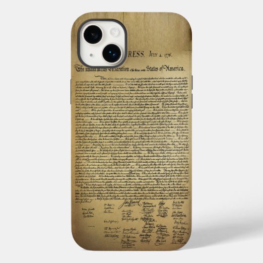  onafhankelijkheidsverklaring Case-Mate iPhone case (Achterkant)