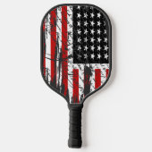 Onafhankelijkheidsverklaring en Amerikaanse vlag Pickleball Paddle (Achterkant)