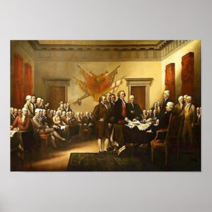 Onafhankelijkheidsverklaring John Trumbull Poster