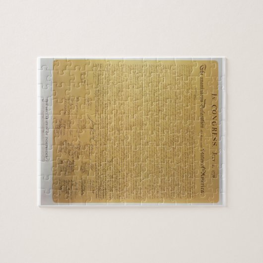 Onafhankelijkheidsverklaring Legpuzzel (Horizontaal)