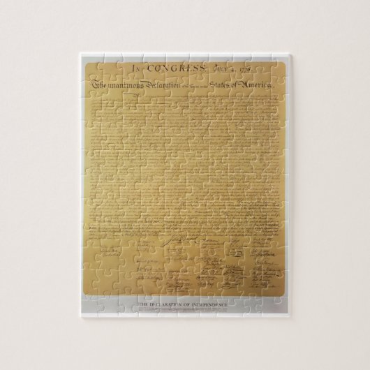 Onafhankelijkheidsverklaring Legpuzzel (Verticaal)