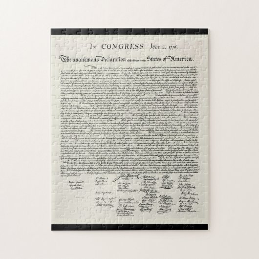 Onafhankelijkheidsverklaring Legpuzzel (Verticaal)