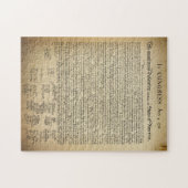 onafhankelijkheidsverklaring legpuzzel (Horizontaal)