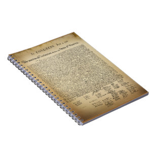  onafhankelijkheidsverklaring notitieboek