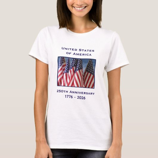 Onafhankelijkheidsverklaring op 4 juli 1776 t-shirt (Voorkant)