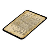 Onafhankelijkheidsverklaring, perkament magneet (Linkerzijde)